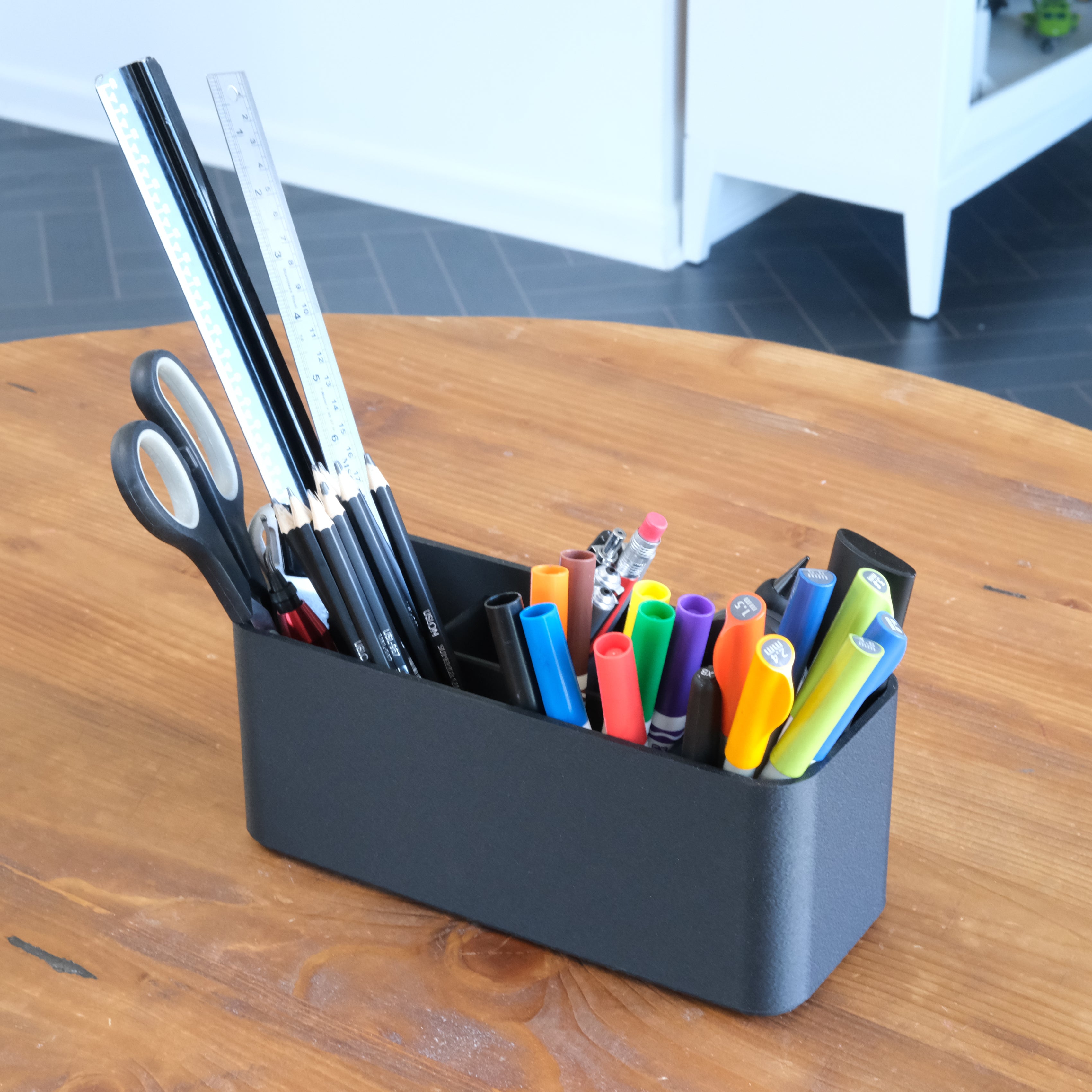 Modern Desk Organiser | 8 Compartment Home Office Storage