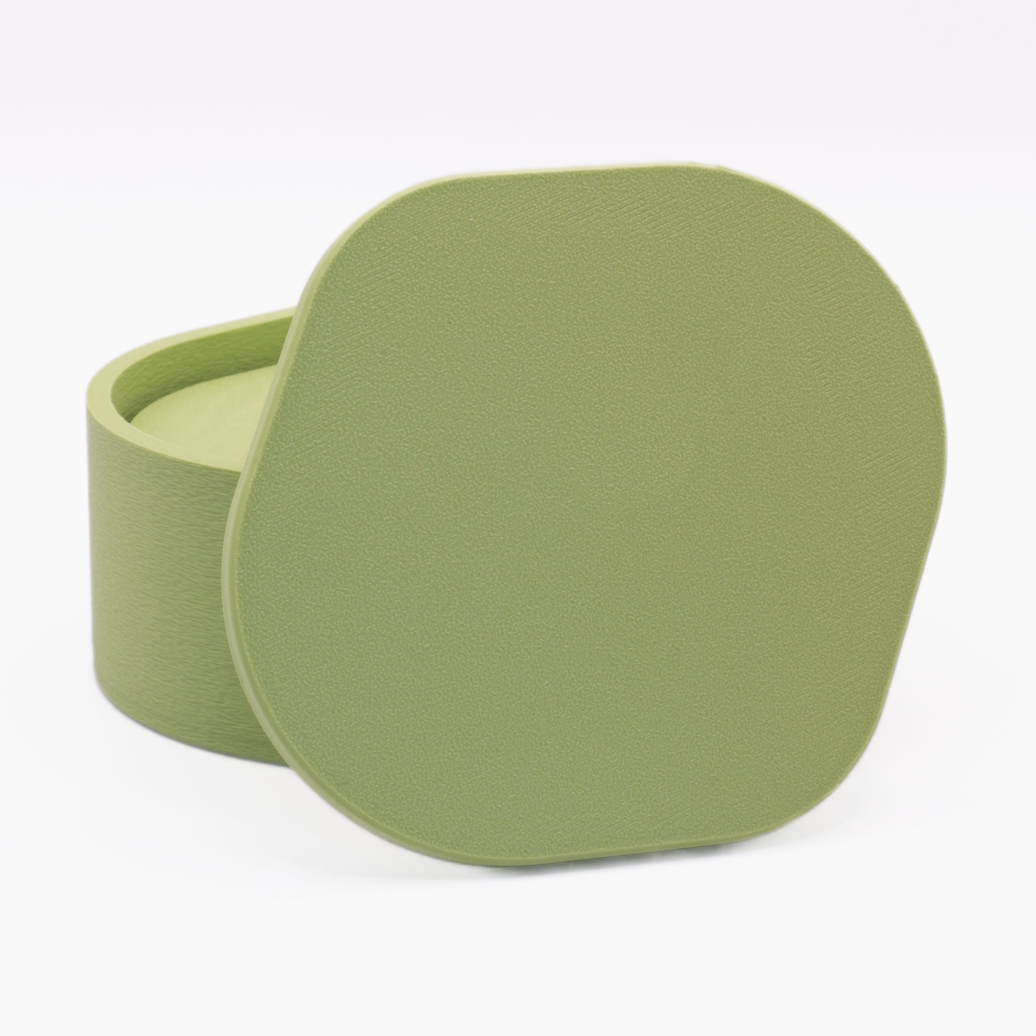 Match green Modern Minimalist Coaster Set with Holder