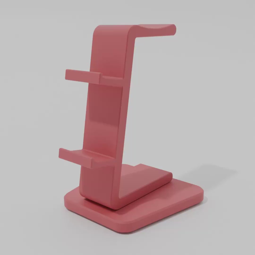 Headset and Controller Gaming Stand